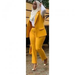 LADIES POSH ATTIRE|YELLOW (AVAILABLE IN ALL SIZES)