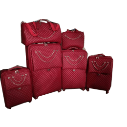 LUXURY 6 PIECE COMPLETE SET TRAVELLING LUGGAGE