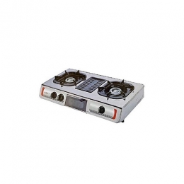  AKAI Double Burner Gas Cooker With Grill