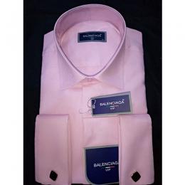 BALENCIAGA DESIGNER'S LUXURY VIP PINK MEN'S SHIRT|(AVAILABLE IN ALL SIZES)