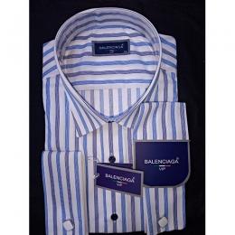 BALENCIAGA LUXURY VIP STRIPED MEN'S SHIRT|(AVAILABLE IN ALL SIZES)