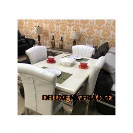 Authentic Marble Dinning With 4 Chairs