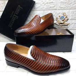 JOHN FOSTER HIGH QUALITY LUXURY MEN'S SHOE (AVAILAIBLE IN ALL SIZES) 297