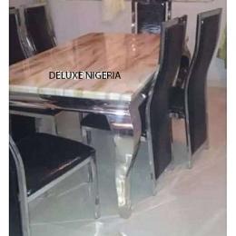 Marble Dinning With 6 Chairs 