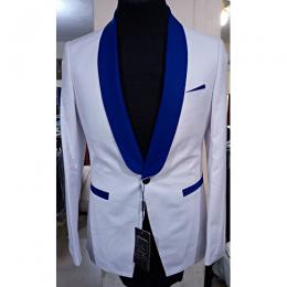 LUXURY 2 PIECE MEN'S SUIT|WHITE(AVAILABLE IN ALL SIZES)