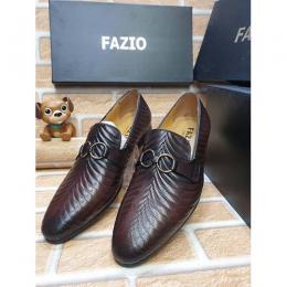 FAZIO HIGH QUALITY LUXURY MEN'S SHOE (AVAILAIBLE IN ALL SIZES) 375