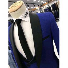LUXURY BLUE 2 PIECE MEN'S SUIT(AVAILABLE IN ALL SIZE) 046