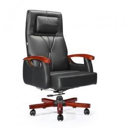 DELUXE EXECITIVE OFFICE CHAIR|LEATHER DEL 211