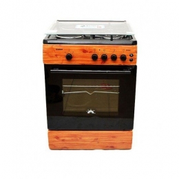 Scanfrost gas cooker Wood Finish | CK-6312 NG
