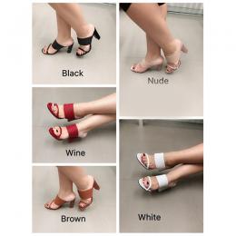 LADIES TRENDY MID LOW HEEL SHOES|CHOOSE SPECIFIC COLOUR (AVAILABLE IN ALL SIZES)