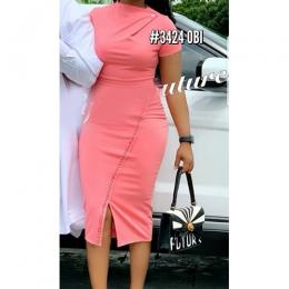 LADIES ELEGANT PINK GOWN 2 (AVAILABLE IN ALL SIZES)