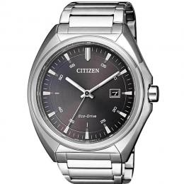 CITIZEN AW1570-87H MEN’S ECO-DRIVE STAINLESS STEEL BLACK DIAL WATCH