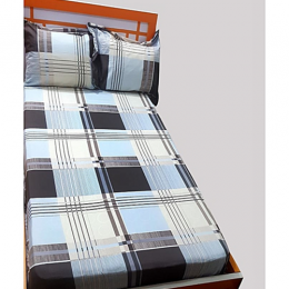 BOXED STRIPPED BEDSHEET