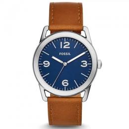  FOSSIL BQ2304 MEN’S ‘LEDGER’ BROWN LEATHER WATCH