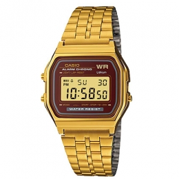 Casio A159WGEA-5 Men’s Vintage Series Multifunction Gold Bracelet Watch