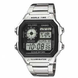Casio AE1200WHD-1AV Men’s Digital Stainless Steel Watch