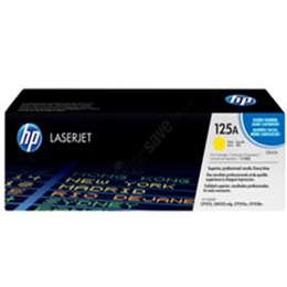 HP Yellow 125A Toner Cartridge - (CB542A)