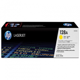 HP 128A Yellow Original LaserJet Toner Cartridge (CE322A)