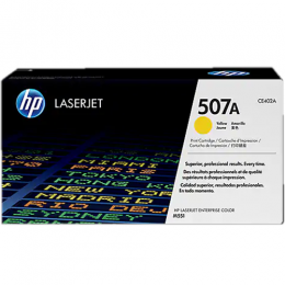 HP 507A Yellow Original LaserJet Toner Cartridge (CE402A)