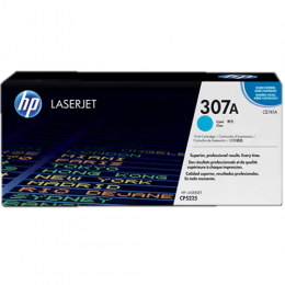 HP 307A Cyan Original LaserJet Toner Cartridge (CE741A)