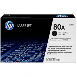 HP 80A Black Original LaserJet Toner Cartridge (CF280A)