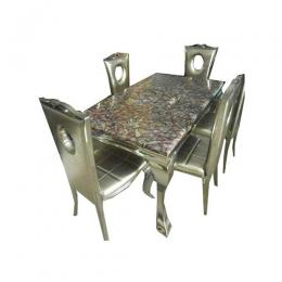 Classic Marble Dinning With 6 Chairs (II)