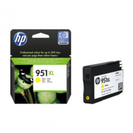 HP 951XL High Yield Yellow Original Ink Cartridge (CN048AE)