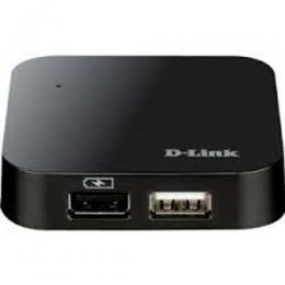 D-Link Hi-Speed USB 2.0 4-Port Powered Hub (DUB-H4)