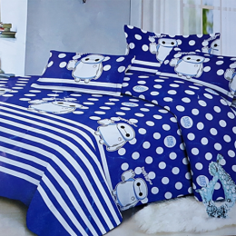 Deluxe Bedsheet With 4pillow Case Cartoon Character