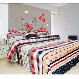 Deluxe Bedsheet With 2pillow Set