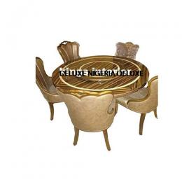 Italian Round Marble Dinning Set