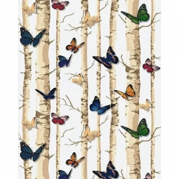 LOVELY MULTIFUNCTIONAL WALLPAPER BUTTERFLIES - DM01303