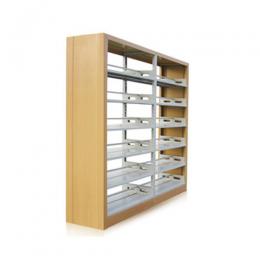 Library Double sided MDF Book Shelf - deluxe.com.ng