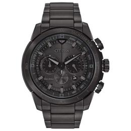 CITIZEN CA4184-81E MEN'S ECO-DRIVE CHRONOGRAPH STAINLESS STEEL LARGE WATCH