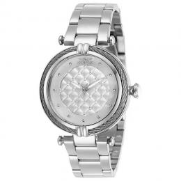 INVICTA 28923 WOMEN’S BOLT OYSTER WHITE DIAL STAINLESS STEEL WATCH