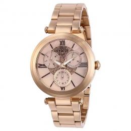  INVICTA 28928 WOMEN’S ANGEL QUARTZ 3 HAND OYSTER ROSE GOLD DIAL WATCH