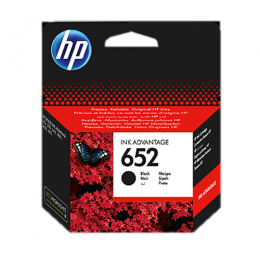 HP 652 Black Original Ink Advantage Cartridge (F6V25AE)