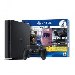 Sony Playstation 4 Console 500GB + 3 Game Bundle (Days Gone + Detroit + Rainbow Six Seige) DW