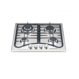 Polystar 5 Burner Gas hob: PV-HBS4543|0.7mm Stainless steel panel|Heavy cast iron pan support