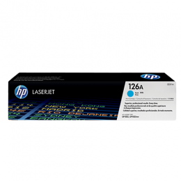 HP 126A Cyan Original LaserJet Toner Cartridge(CE311A)