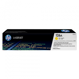 HP 126A Yellow Original LaserJet Toner Cartridge(CE312A)