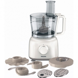 Philips HR7628/01 Daily Collection Food Processor, 1.5 Litre, 650 Watt - White
