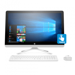 HP 24-inch All-in-One Touch Computer, Intel Core i3-7100U, 8GB RAM, 1TB hard drive, Windows 10 