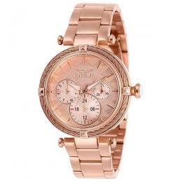 INVICTA 28961 WOMEN’S BOLT QUARTZ 3 HAND ROSE GOLD DIAL WATCH