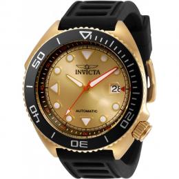 INVICTA 30425 MEN’S PRO DIVER AUTOMATIC 3 HAND GOLD DIAL WATCH