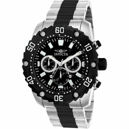 Invicta 22521 Men’s Pro Diver Quartz Chronograph Black Dial Watch