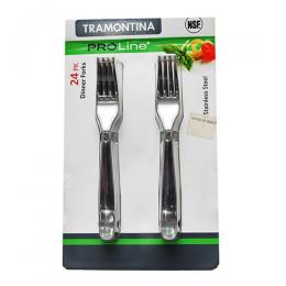 Tramontina Proline Dinner Forks Proline Stainless Steel -24pcs