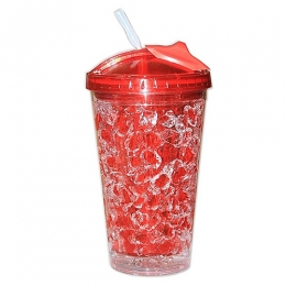 Lambano Fancy Freezer (Frosty) Cup-Red