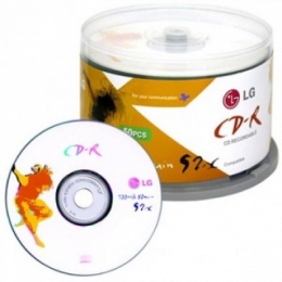 LG CD-R BULK – LG CD-R PRINTABLE – Spindle of 50pieces – 600 CARTON