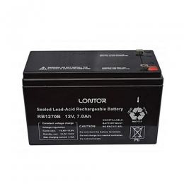 Lontor Battery Replacement For Rechargeable Fans & UPS - 12V 7.0 AH 